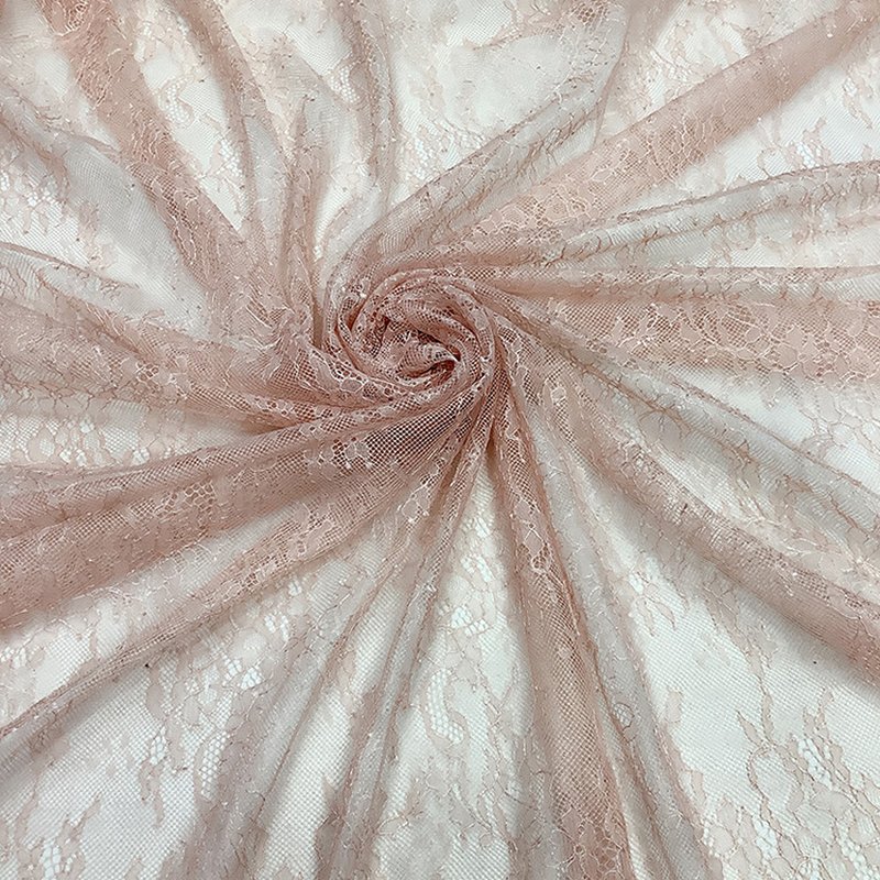 Lace Fabric Scallop Edge Dress Polyester for Women's Wear Wholesale Su 9